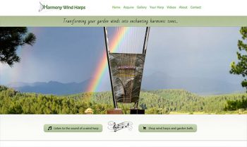 Harmony Harps website